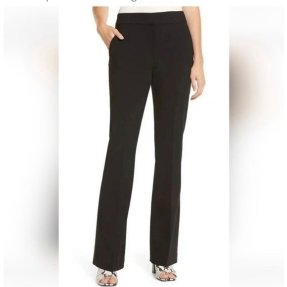 NWT 💙 Halogen Nordstrom “Taylor Fit” Wide-Leg, Stretch, Navy Blue Trouser, 22 - Picture 1 of 16